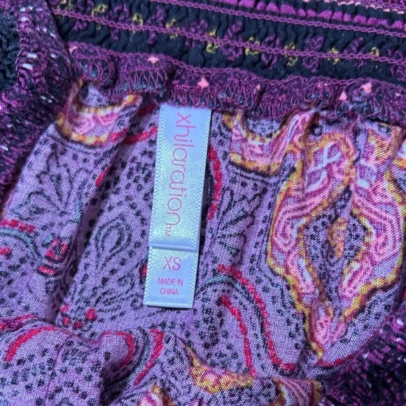 Floral Patterned Jumpsuit in Purple and Pink - Picture 2 of 7